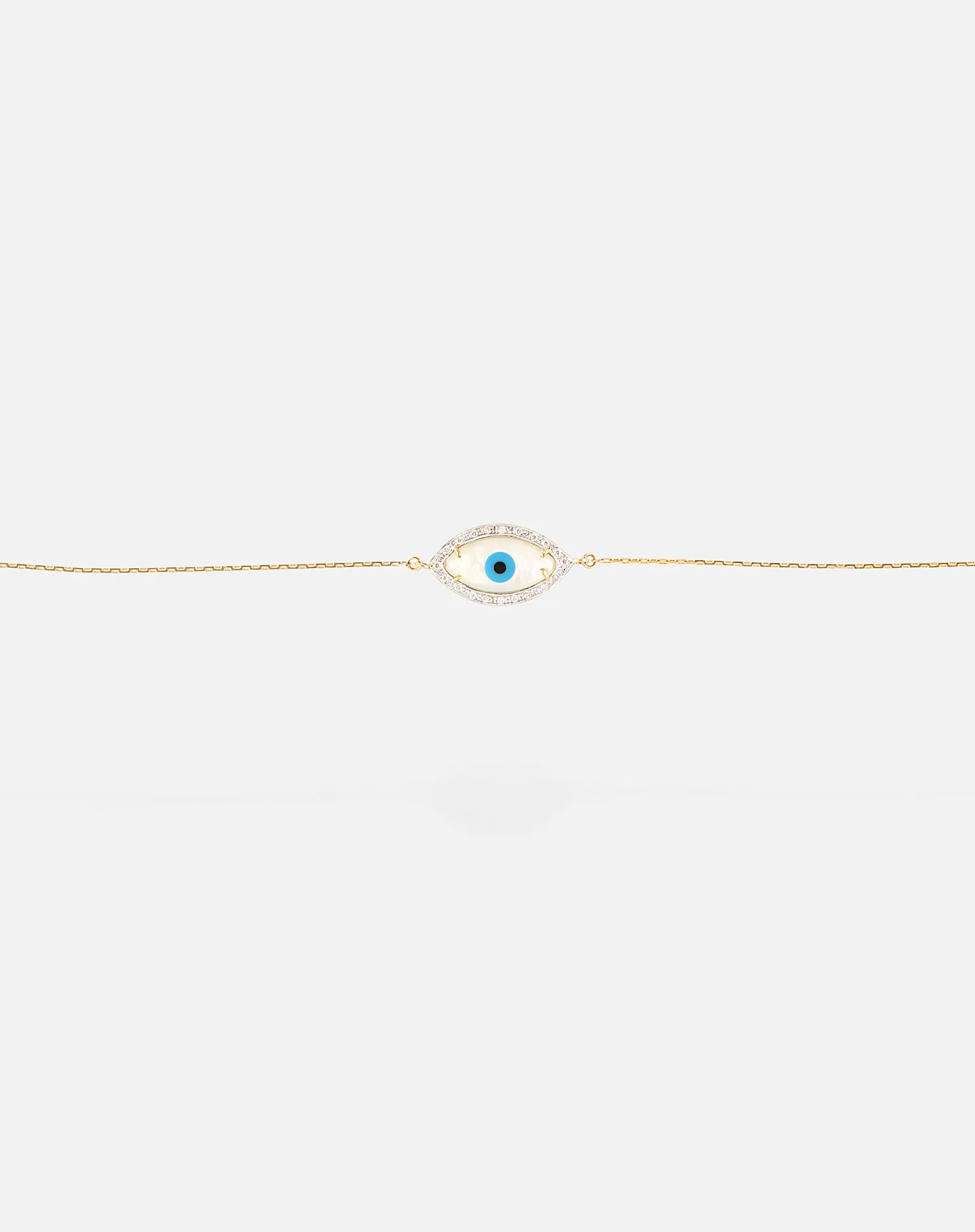 Marquise Evil Eye Diamond Bracelet