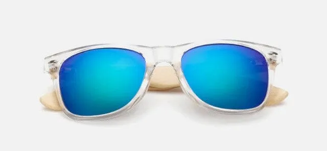 Men's Retro Wood Sunglasses