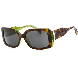 Michael Kors 0MK2165 Sunglasses Dark Tortoise Limeade Green / Dark Grey Women's