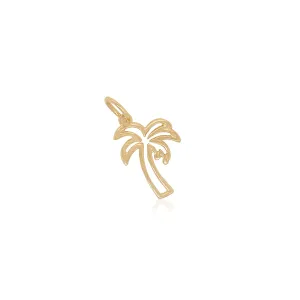 Mini Gold Palm Tree Charm