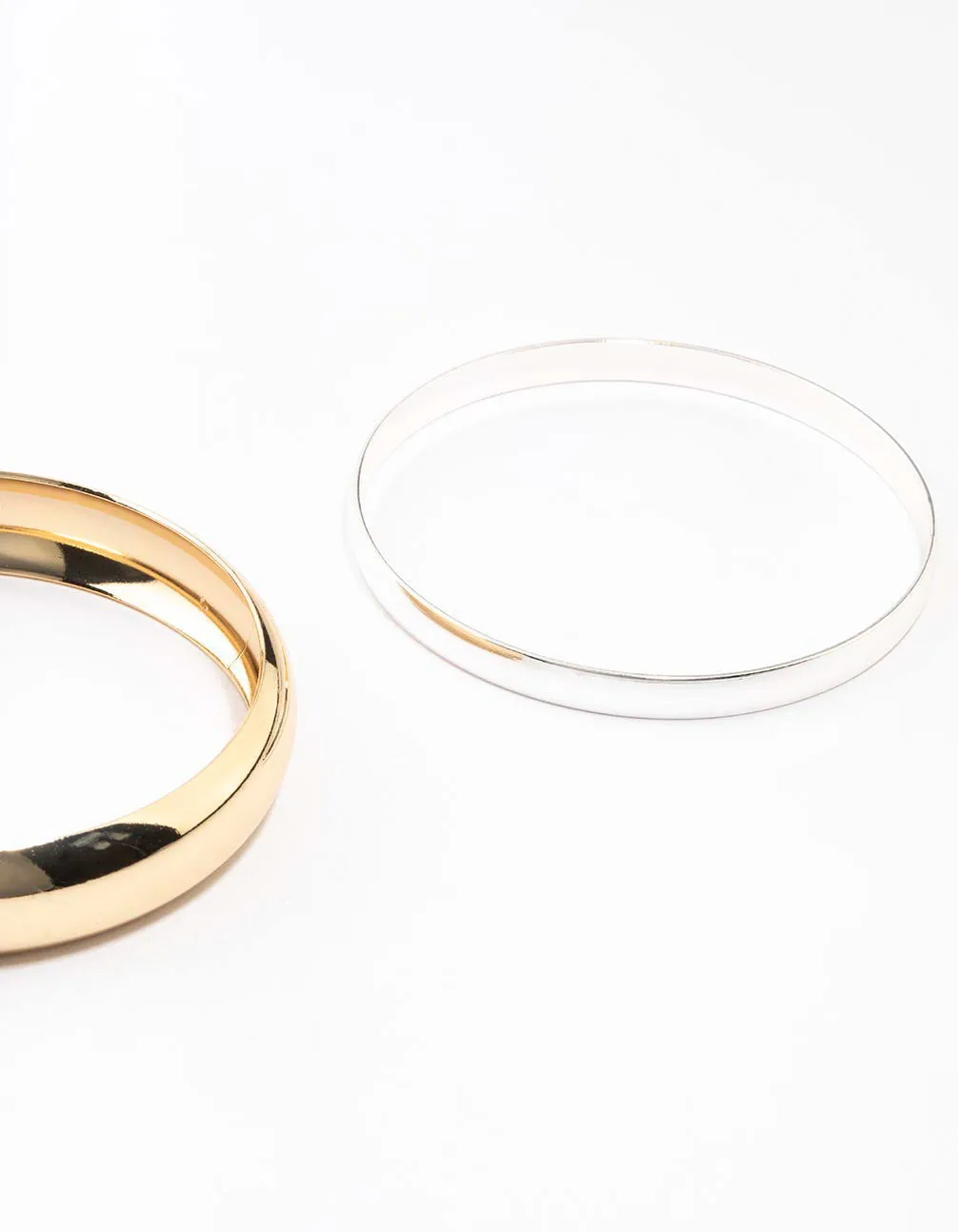 Mixed Metal Basic Bangle 4-Pack