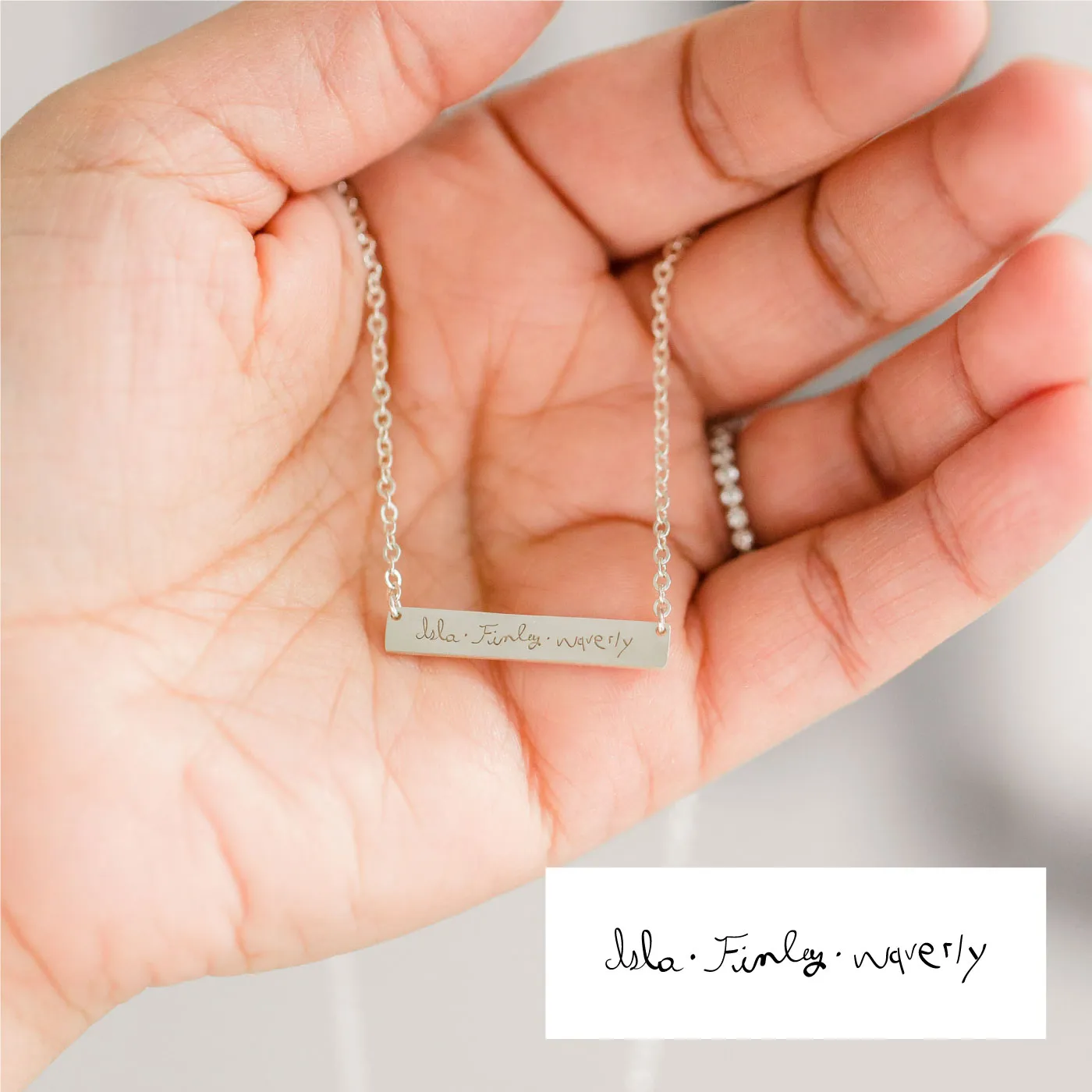 Personalized Bar Necklace