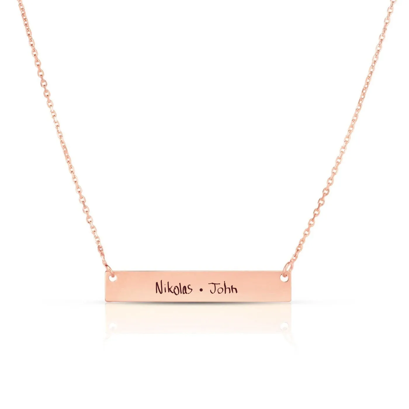 Personalized Bar Necklace