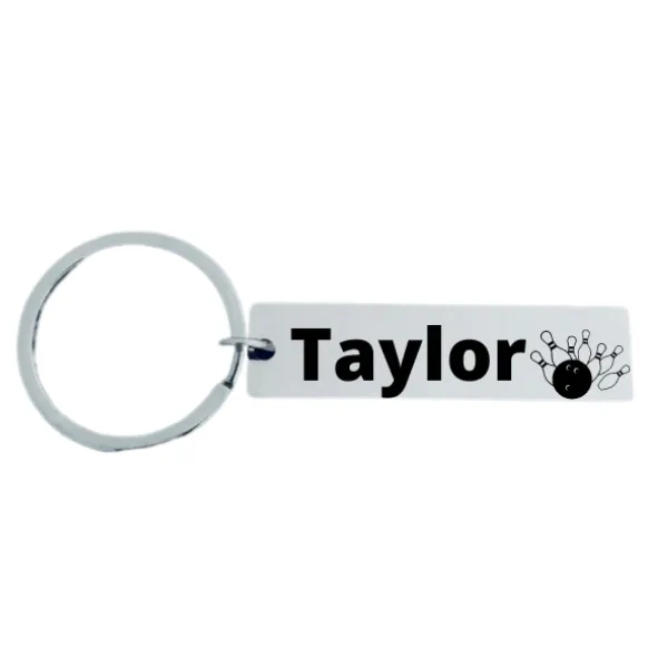 Personalized Bowling Keychain - Pick Style