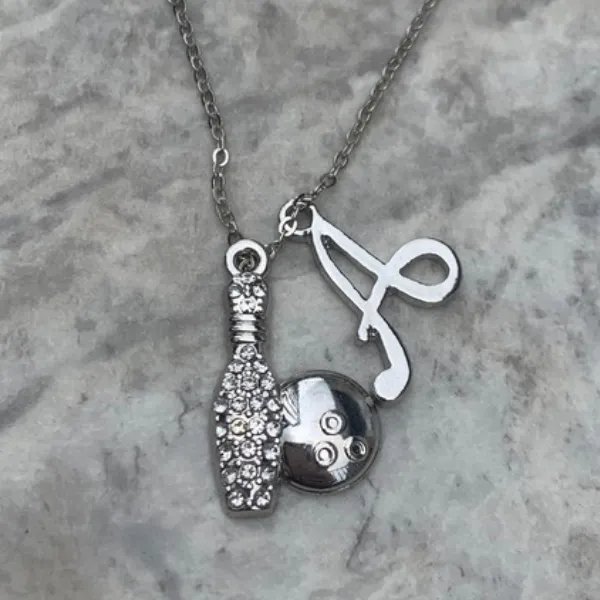 Personalized Bowling Necklace