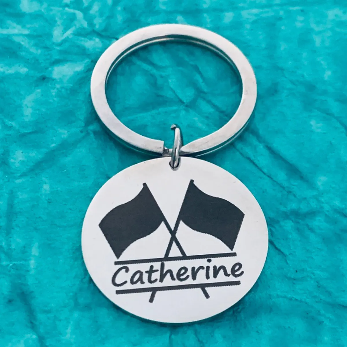 Personalized Color Guard Keychain