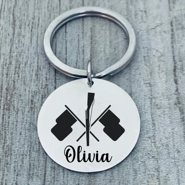 Personalized Color Guard Keychain