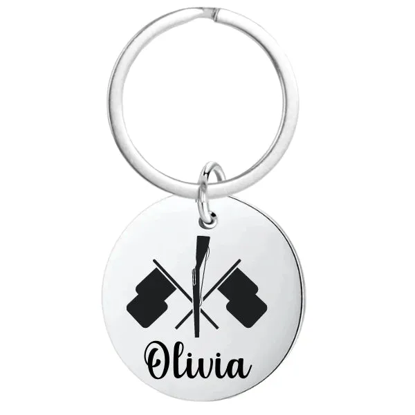 Personalized Color Guard Keychain