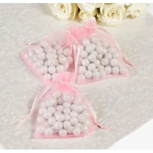 Pink Organza Favor Bags (24ct)