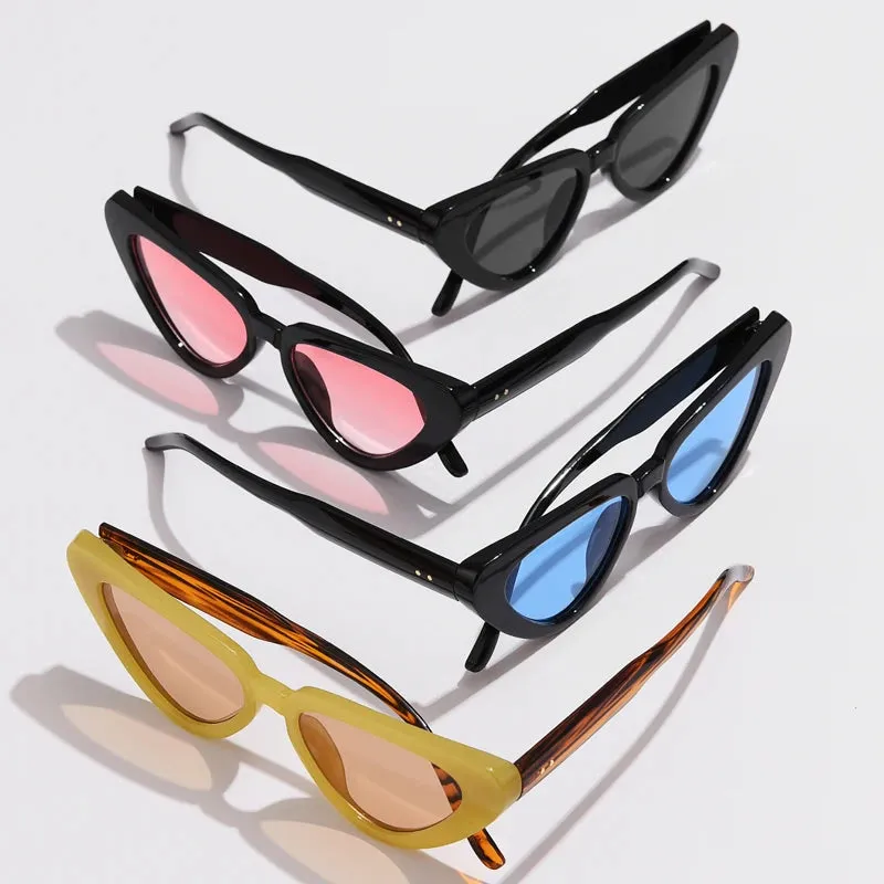 Pre Order:  Retro Candy Colored Cat's Eye Sunglasses