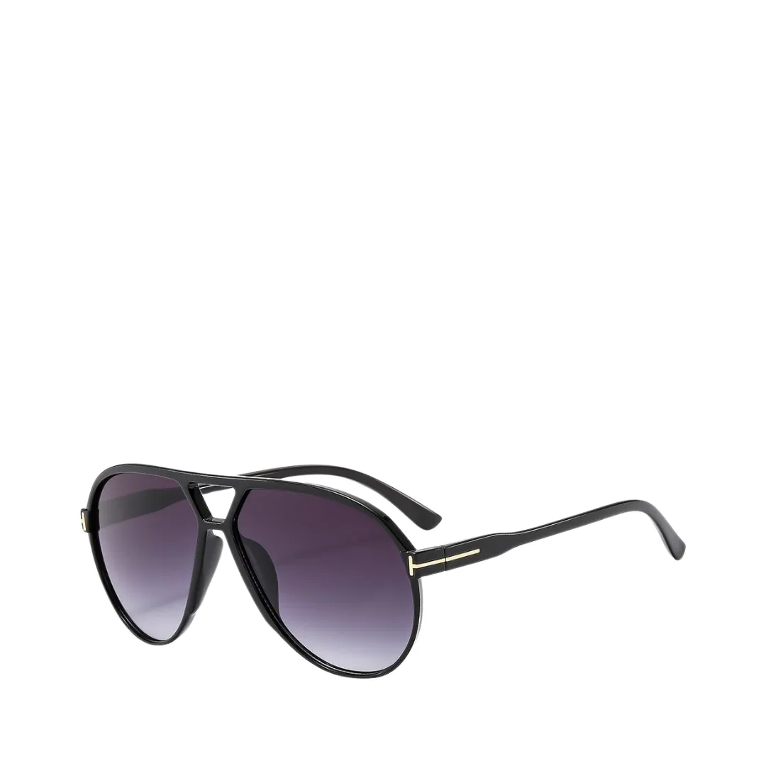 Pre Order:  Retro Large Double Beam Pilot Sunglasses