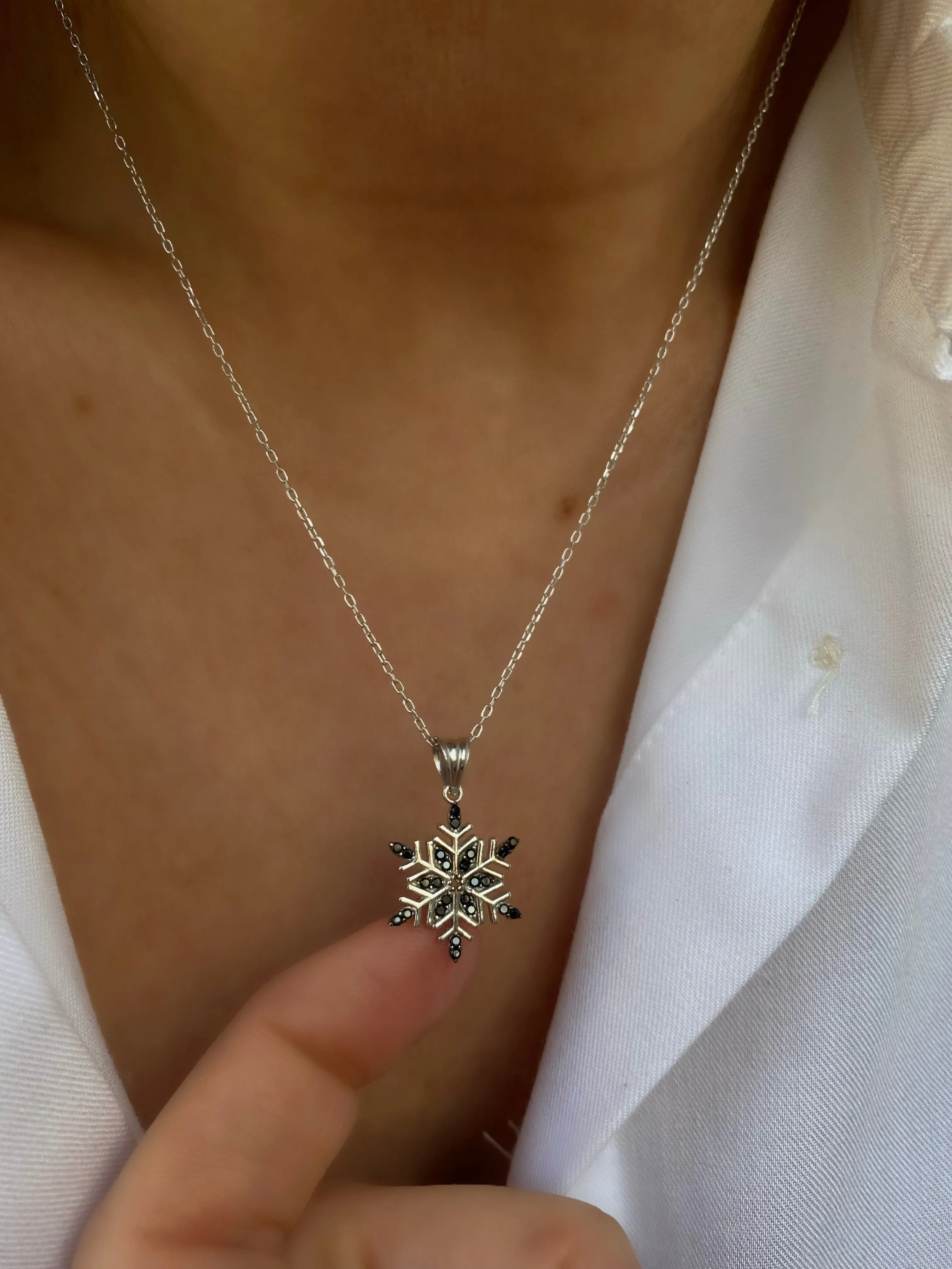 Snowflake Necklaces