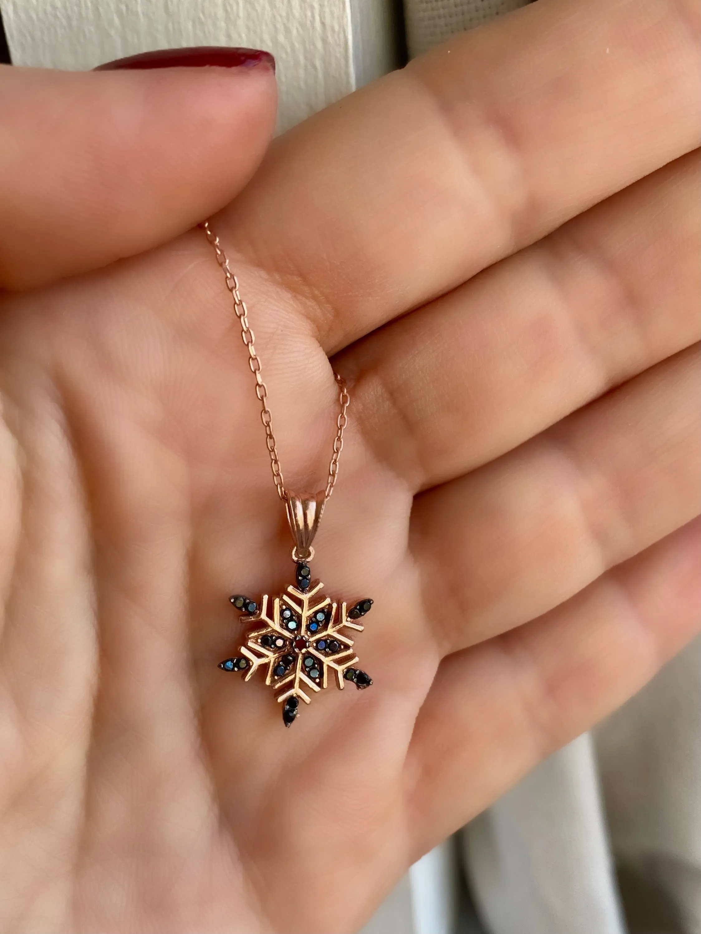 Snowflake Necklaces