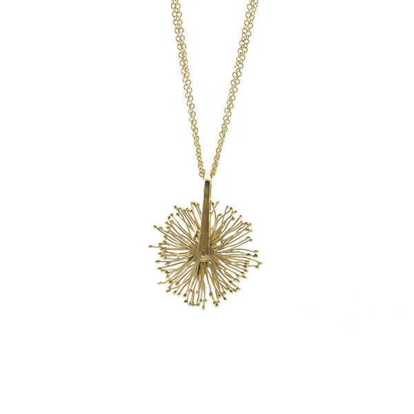 Spinning Sparkle Gold Long Necklace