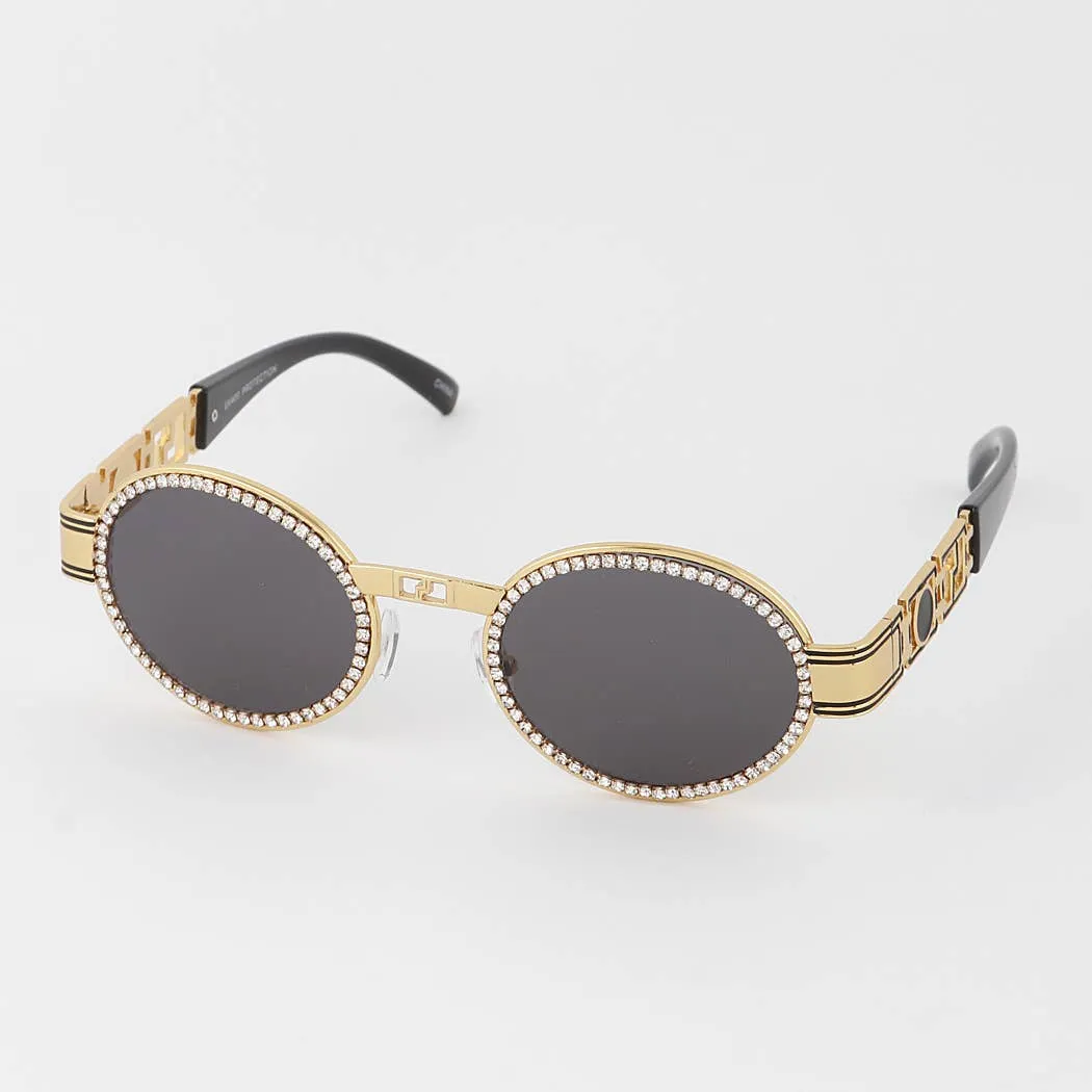 Vintage Jewel Lined Sunglasses