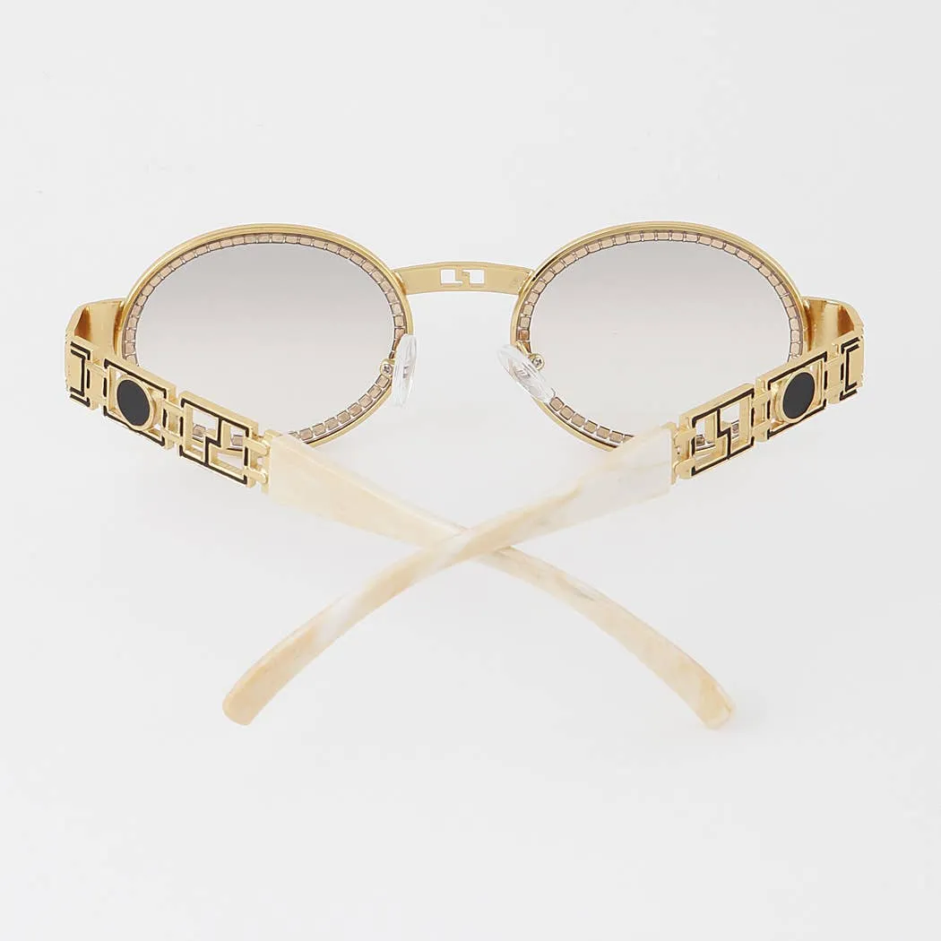 Vintage Jewel Lined Sunglasses